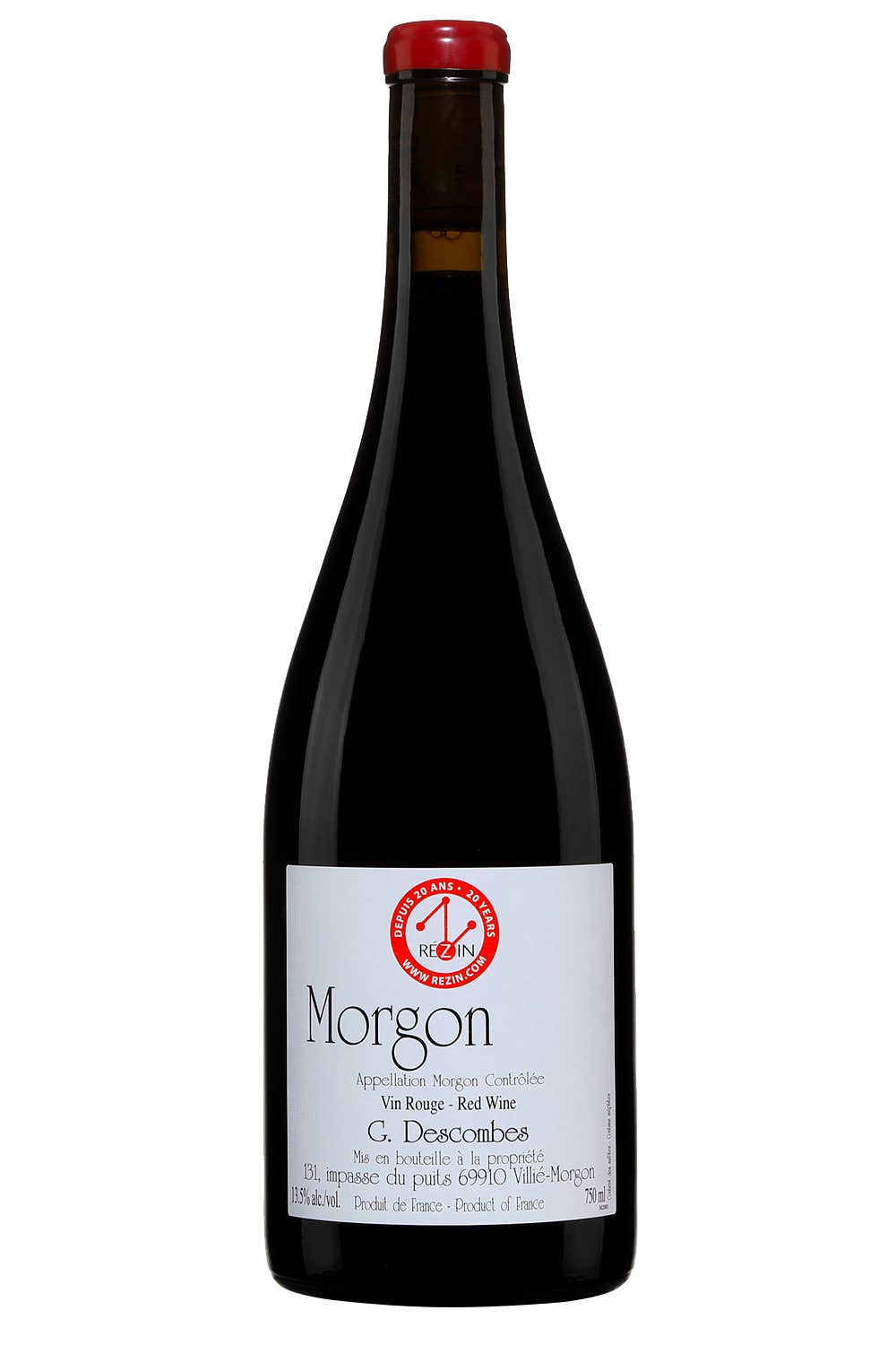 G. Descombes Morgon Gamay 2023 bottle