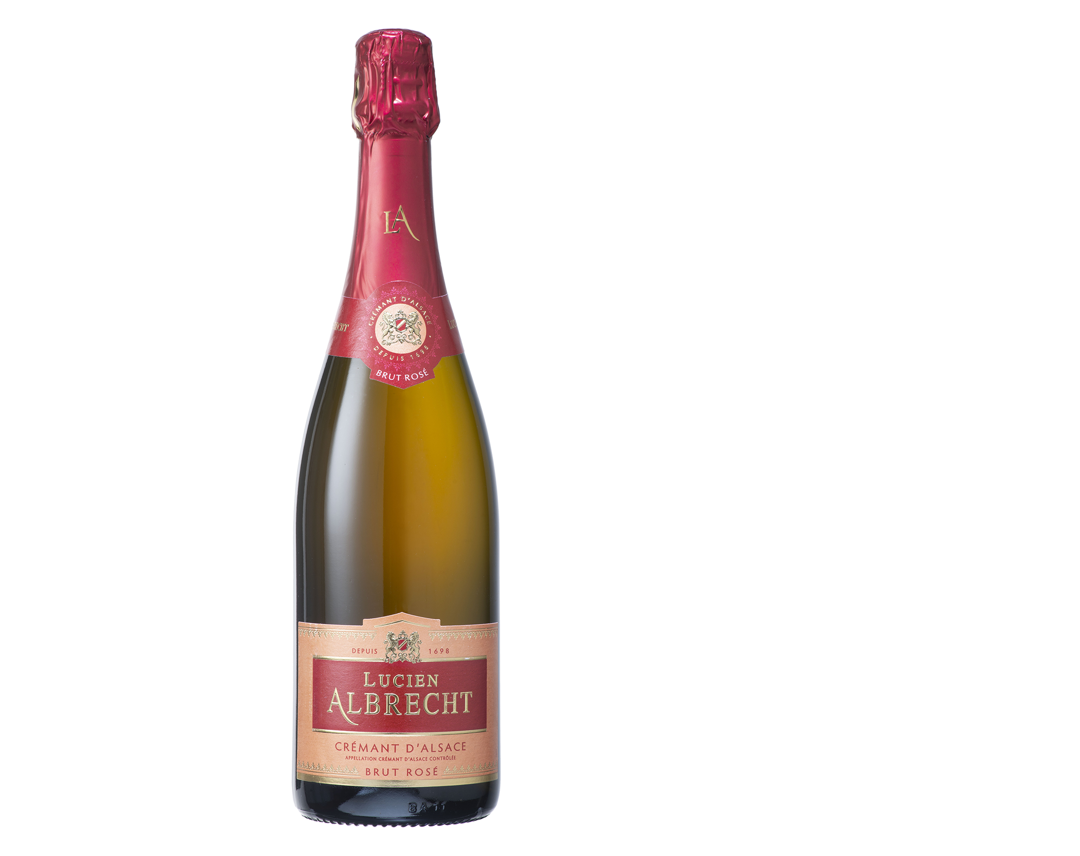 Albrecht Cremant Brut Rose bottle