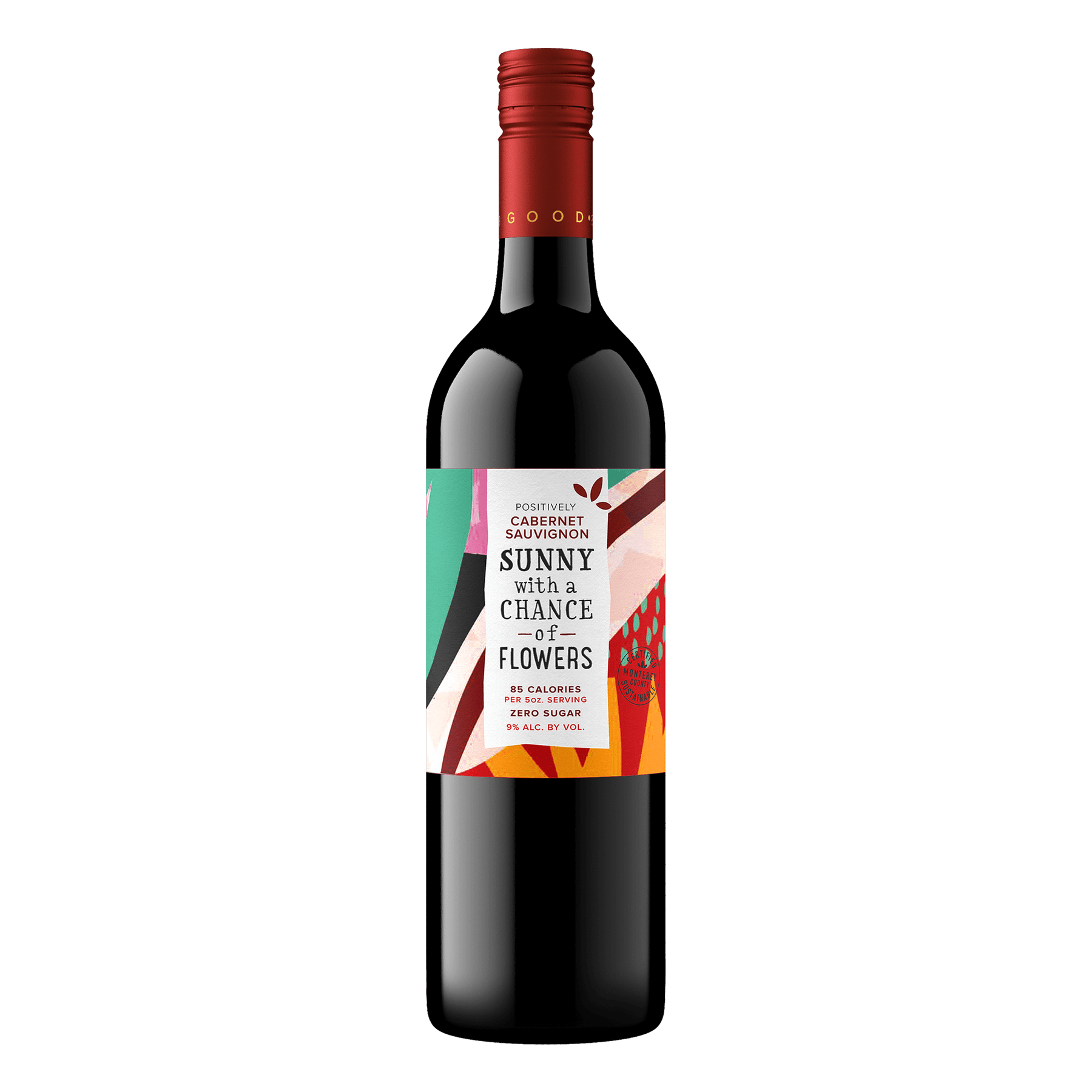 Sunny with a Chance of Flowers, Cabernet Sauvignon, 2023 bottle