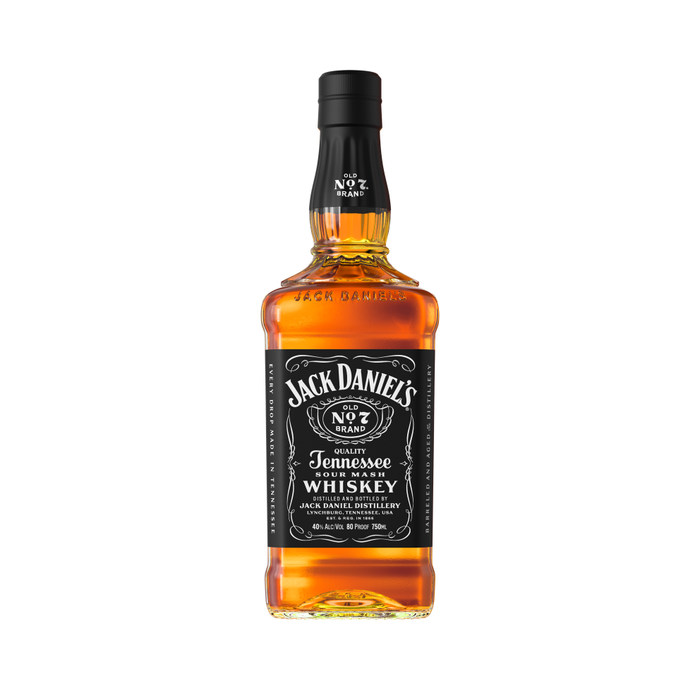 Jack Daniel’s Tennesee Whiskey bottle