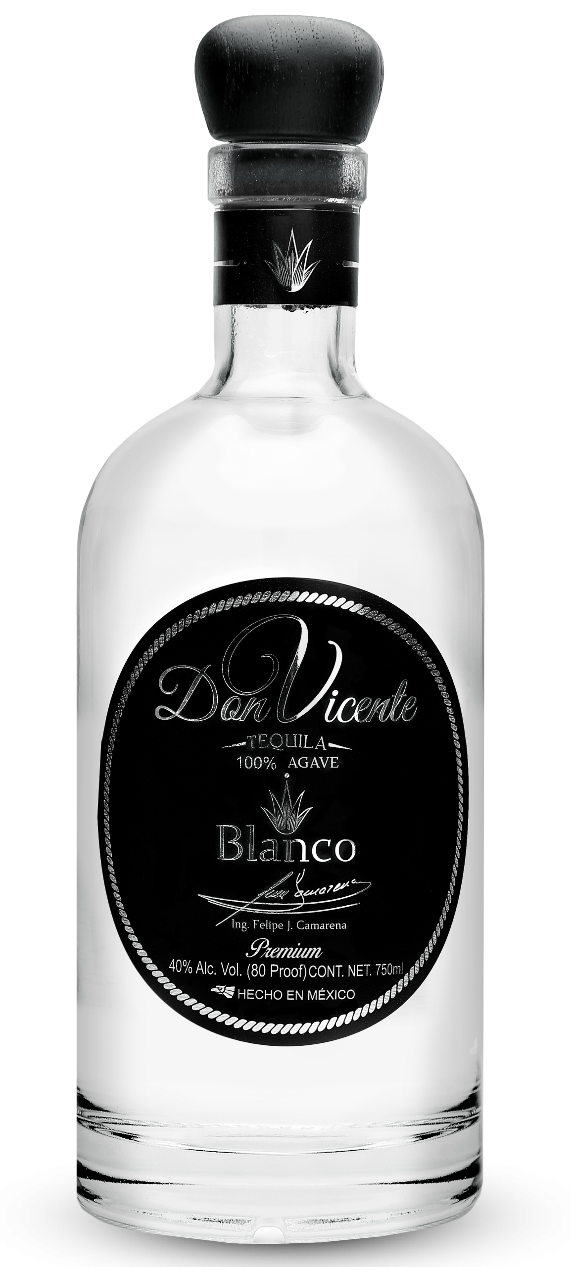 Don Vicente Tequila Blanco 750 ml bottle