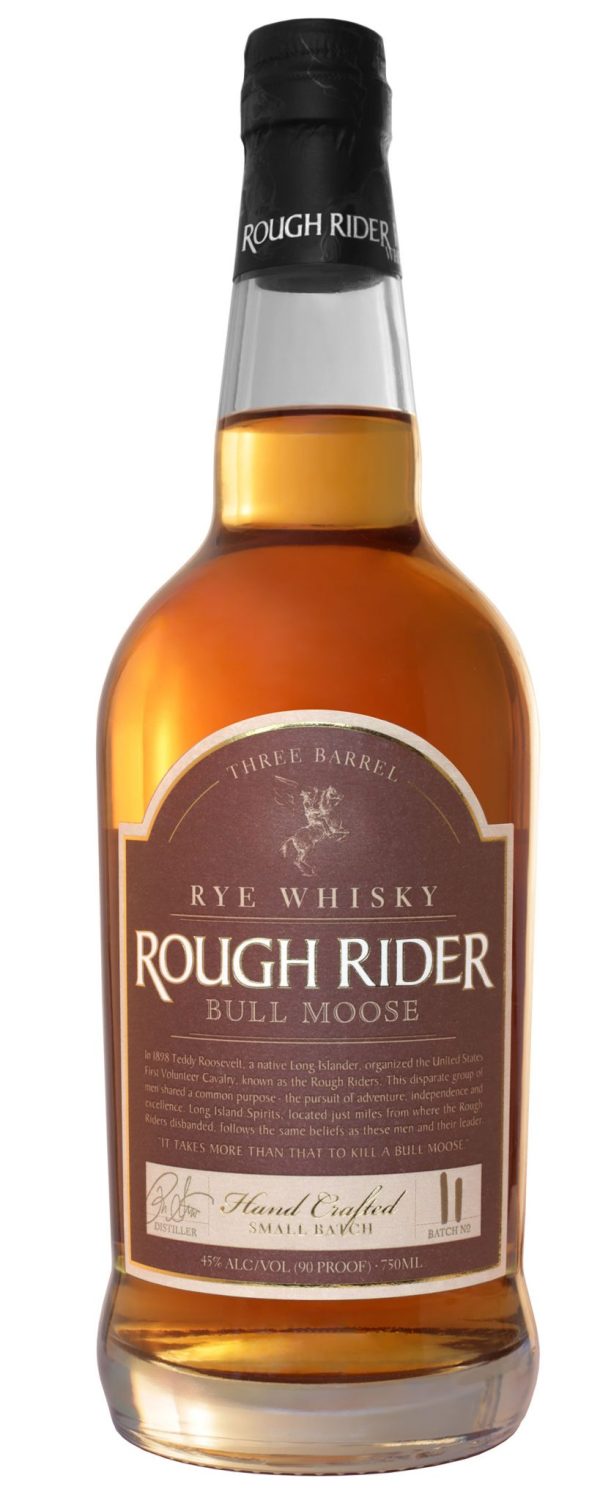 Rough Rider, Bull Moose, Three Barrel Rye Whisky