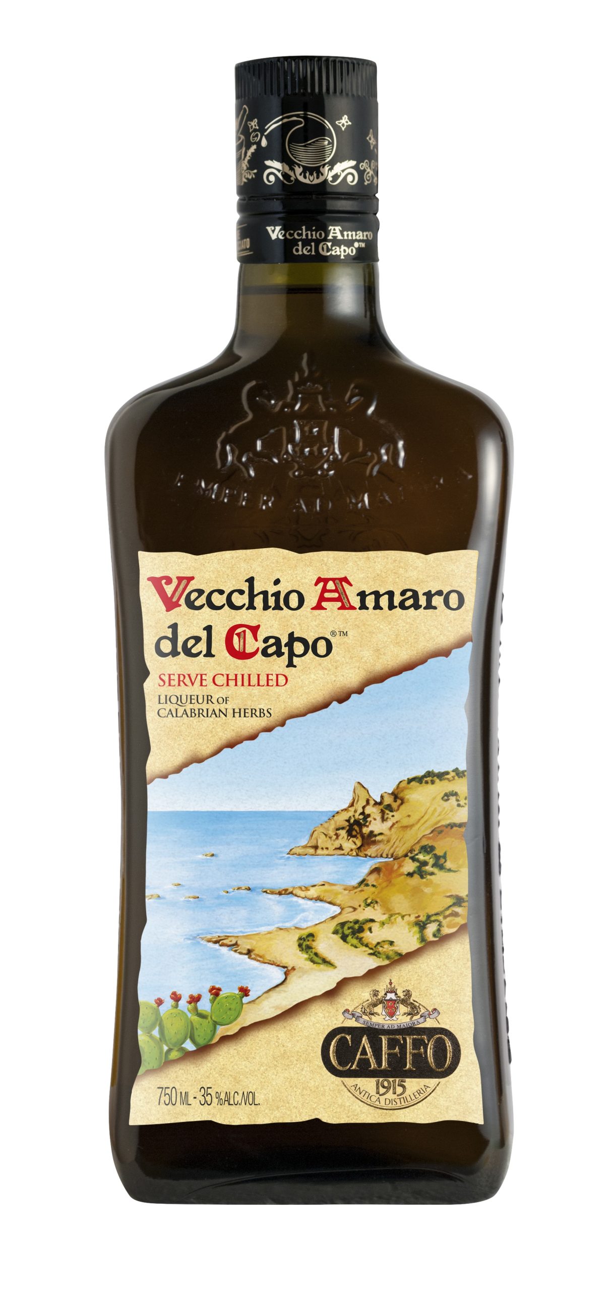 Vecchio Amaro Del Capo, Caffo bottle