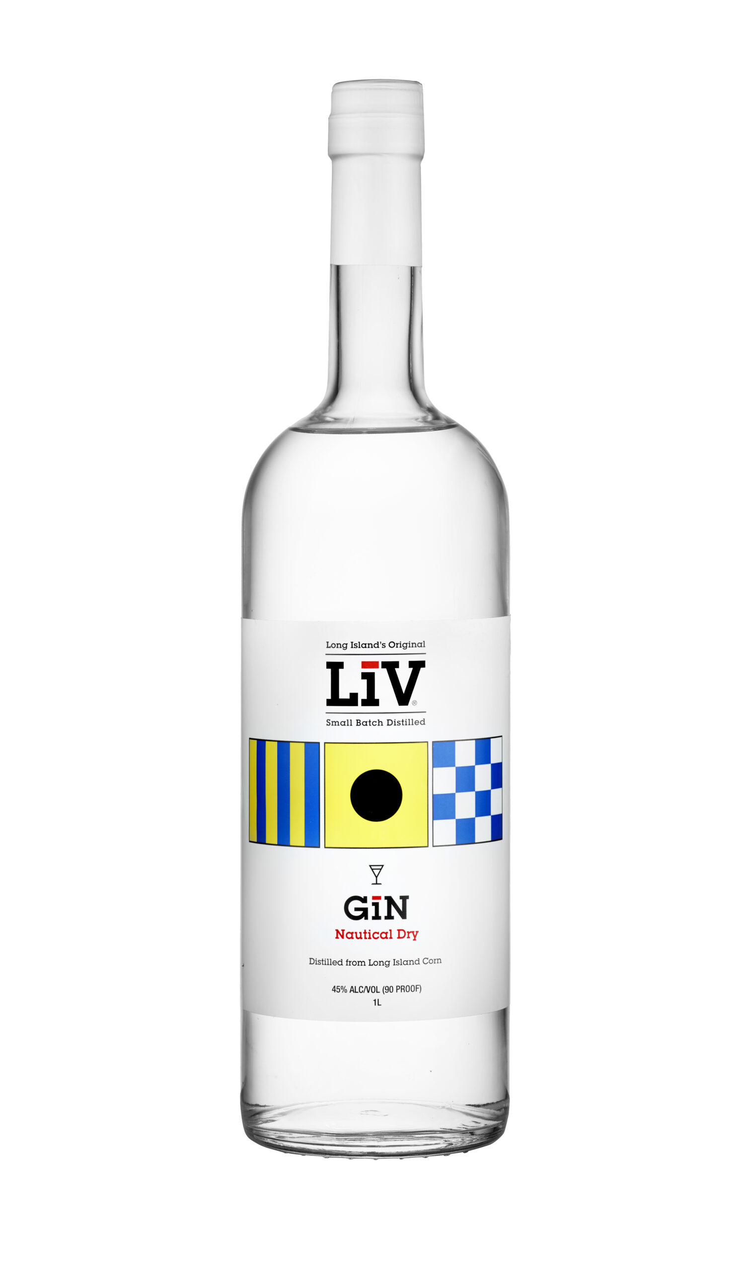 Liv Nautical Dry Gin 1 liter bottle