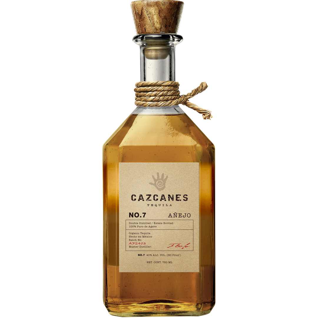 Cazcanes No 7 Anejo Tequila, Organic bottle