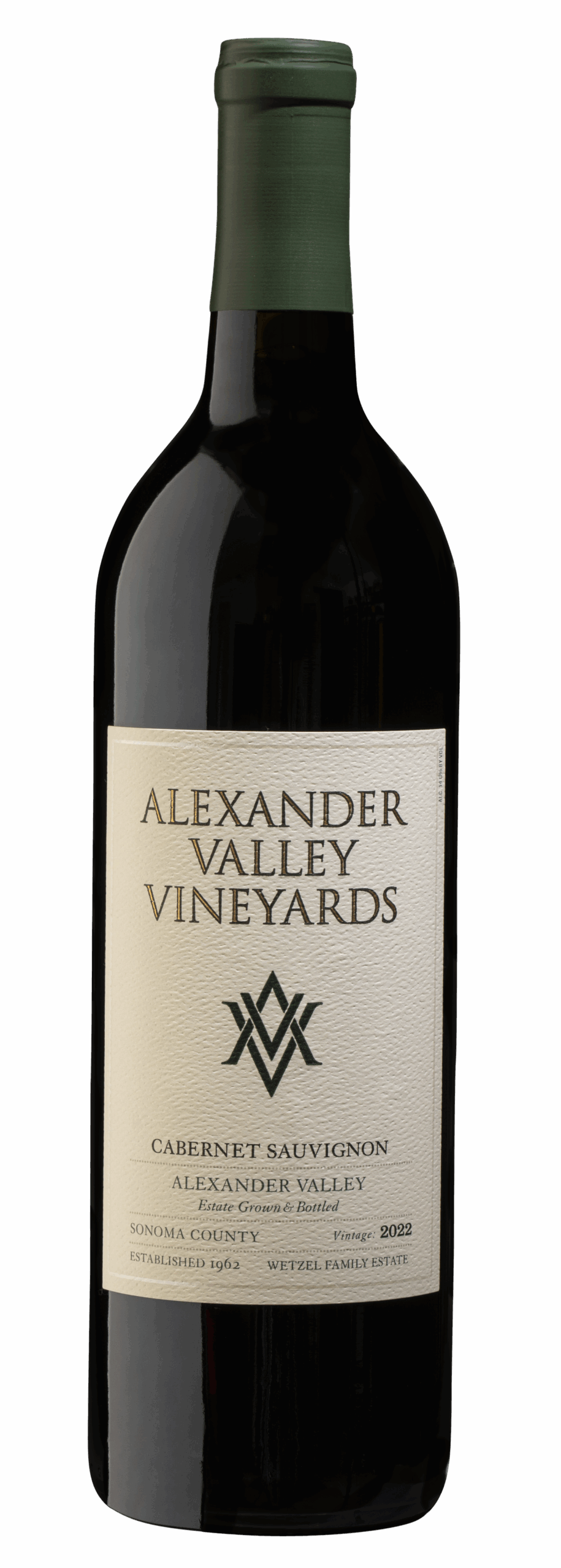 Alexander Valley Cebernet Sauvignon, Organic, 2022 product image