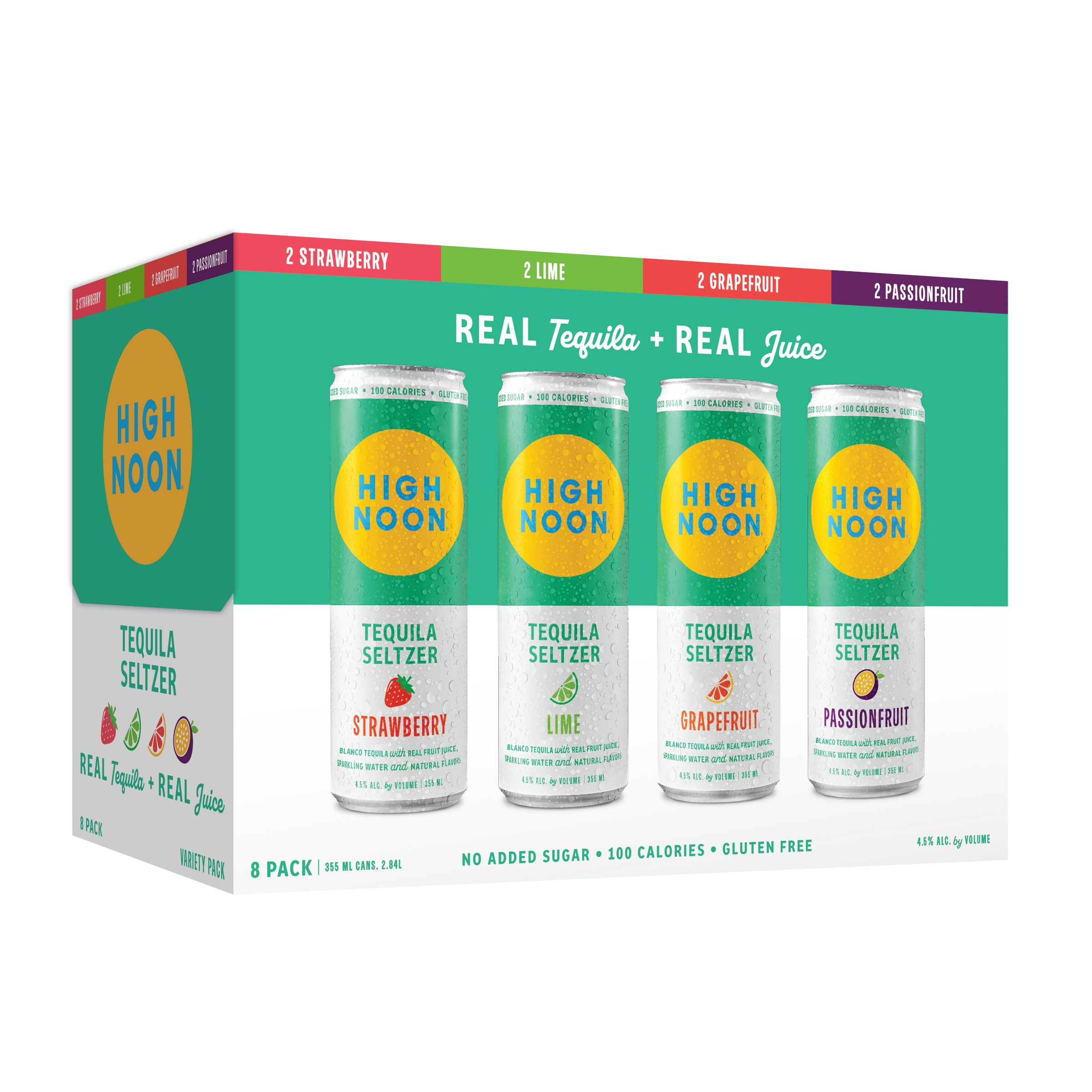 High Noon Hard Seltzer Tequila Variety, 8 pack product image