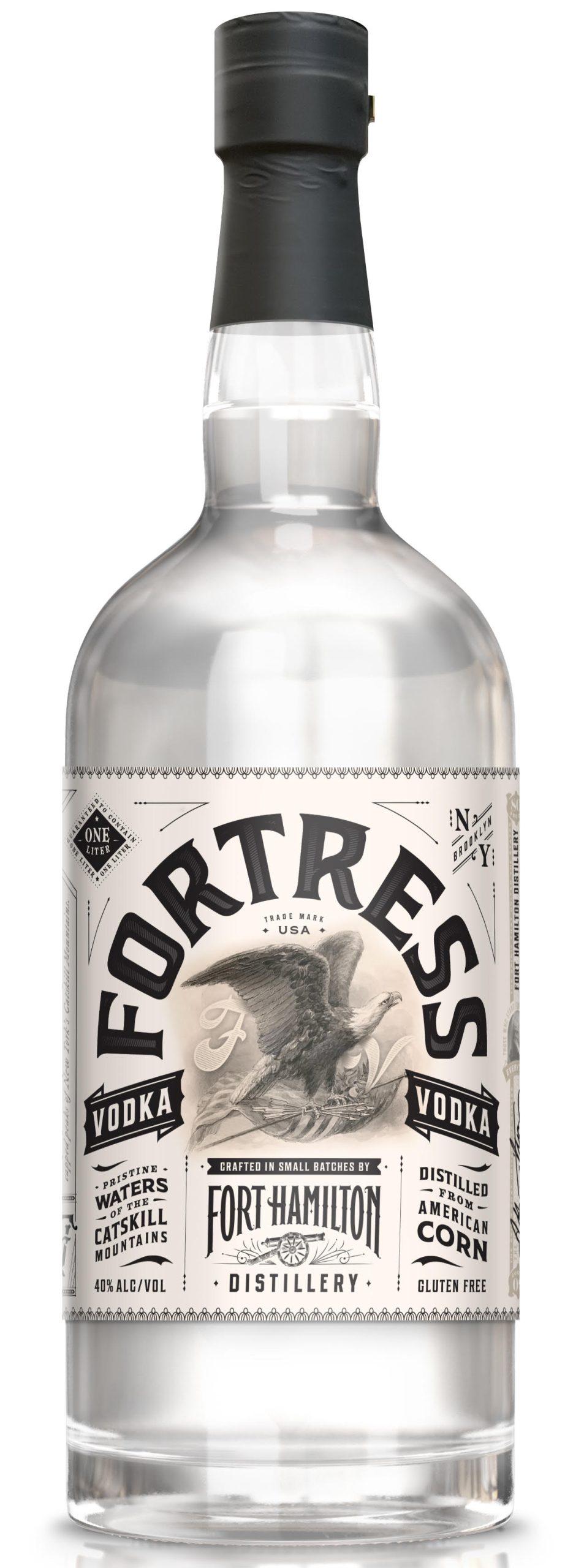 Fort Hamilton Fortress Vodka, 750ml bottle