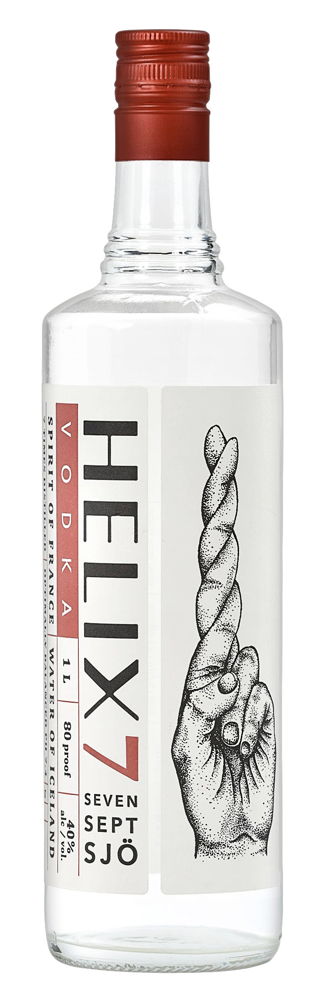 Vodka, Helix one liter bottle