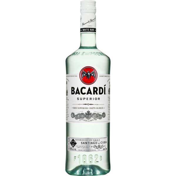 Bacardi Rum, Superior White, 1L